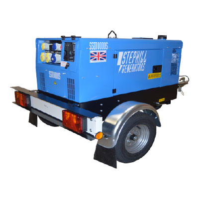 10 Kva Silenced Diesel Generator (Towable)